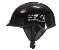 1VPOW - Dot Vented Pow/Miamotorcycle Half Helmet Beanie Helmets